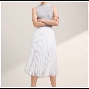 BABATON MIDI PLEATED SKIRT
